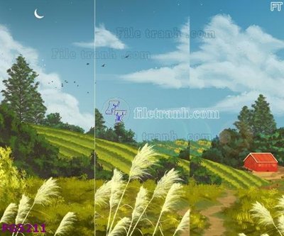 File tranh File in tranh tường hiện đại FG5211 (bản gốc) treo quán cafe