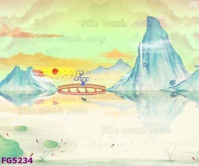 File tranh File in tranh tường hiện đại FG5234 (file gốc) chuẩn màu in