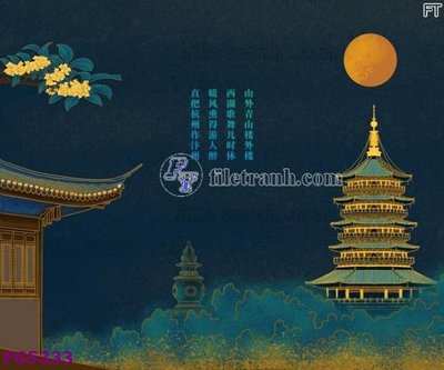 Download file gốc File in tranh tường hiện đại FG5333 (in lụa) tranh 3D