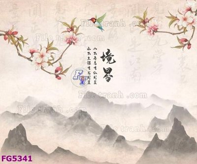 Cung cấp file tranh gốc File in tranh tường hiện đại FG5341 độc quyền