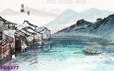 File ảnh File in tranh tường hiện đại FG5377 (gốc) in backdrop sự kiện