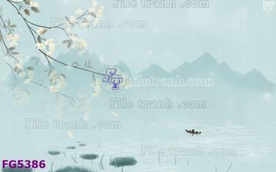 File gốc File in tranh tường hiện đại FG5386 cho in ấn và thiết kế