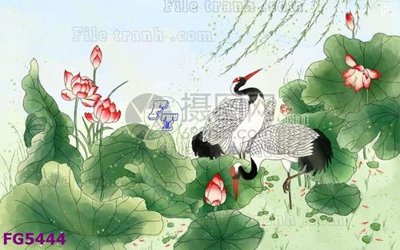 File gốc File in tranh tường hiện đại FG5444 (cho in ấn) độc quyền