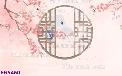 File tranh File in tranh tường hiện đại FG5460 (ảnh gốc) in trần 3D