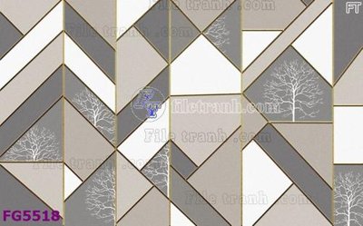 Tệp tin gốc File in tranh tường hiện đại FG5518 (chất lượng) File in tranh tường hiện đại FG5518