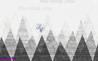 File gốc File in tranh tường hiện đại FG5546 (phiên bản chuẩn) để in ấn