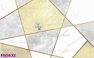 File gốc File in tranh tường hiện đại FG5632 (in lụa) họa tiết 3D
