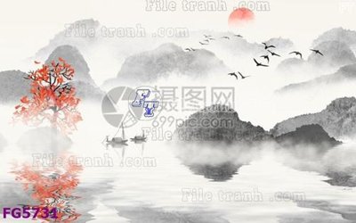 File gốc File in tranh tường hiện đại FG5731 (phong cách) cổ điển