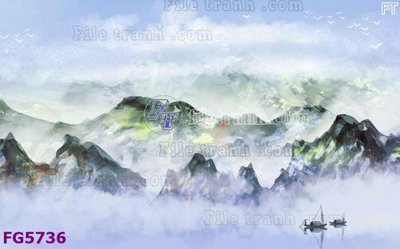 File gốc File in tranh tường hiện đại FG5736 (phong cách) cổ điển