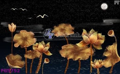 File gốc File in tranh tường hiện đại FG5752 (in ấn) không giới hạn