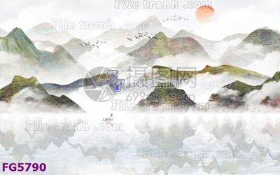 File gốc File in tranh tường hiện đại FG5790 (phong cách) châu Âu