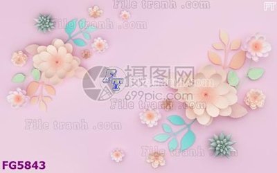 File in ấn File in tranh tường hiện đại FG5843 (bản gốc) chất lượng cao