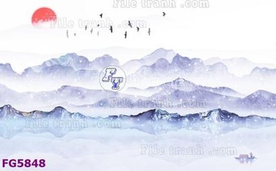 File gốc File in tranh tường hiện đại FG5848 (dành cho quảng cáo)