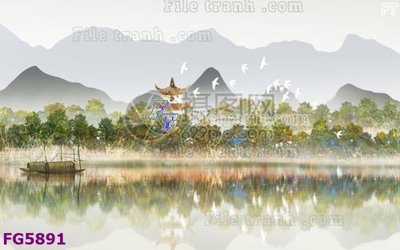 File gốc in ấn File in tranh tường hiện đại FG5891 chất lượng vượt trội