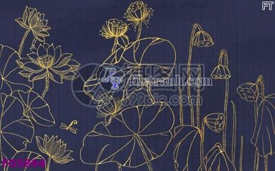 File tranh in tráng gương File in tranh tường hiện đại FG5894 (siêu nét)