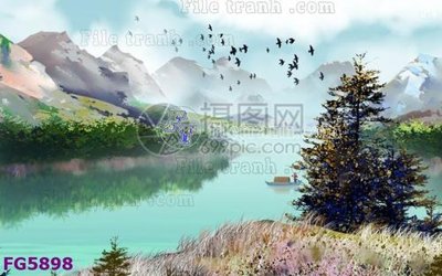 Download file ảnh gốc File in tranh tường hiện đại FG5898 để in ấn