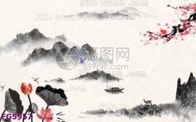 File in trần File in tranh tường hiện đại FG5957 (bản gốc) trời sao