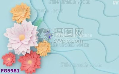 Tải file File in tranh tường hiện đại FG5981 (gốc) chủ đề phong thủy