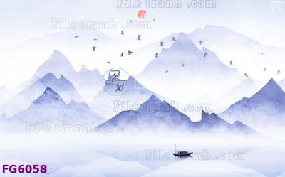 Tải file File in tranh tường hiện đại FG6058 (gốc) làm tranh treo tường