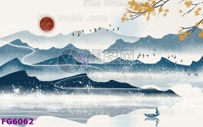 Download file gốc File in tranh tường hiện đại FG6062 (in lụa) nghệ thuật