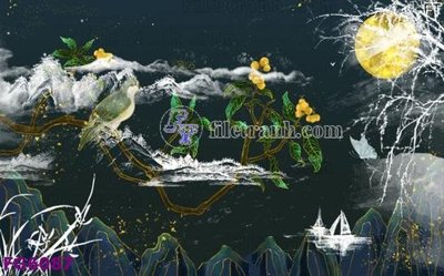 File in trần File in tranh tường hiện đại FG6087 (file gốc) hoa văn 3D