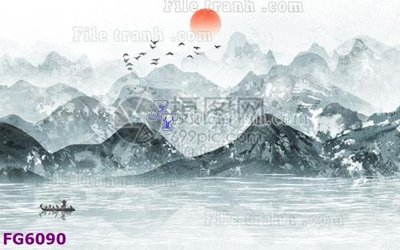 Chi tiết file tranh tráng gương File in tranh tường hiện đại FG6090 (ảnh gốc)