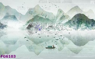 File gốc File in tranh tường hiện đại FG6103 (thiết kế) cho in ấn