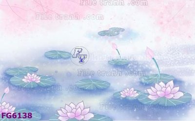 File tranh File in tranh tường hiện đại FG6138 (file gốc) chủ đề phong thủy
