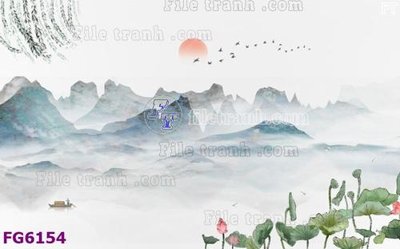 Tệp tin gốc File in tranh tường hiện đại FG6154 (dùng cho in ấn) chuyên nghiệp