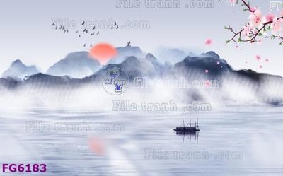 File gốc File in tranh tường hiện đại FG6183 (dành cho trang trí nội thất)