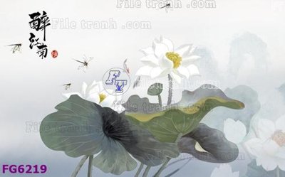 File ảnh File in tranh tường hiện đại FG6219 (gốc) in biển hiệu