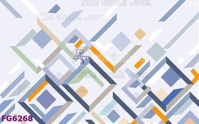 File gốc in ấn File in tranh tường hiện đại FG6268 chất lượng vượt trội