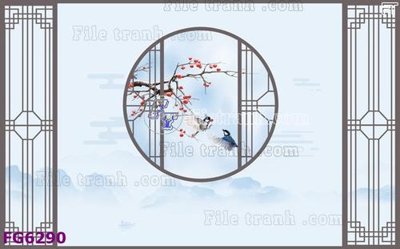 File gốc File in tranh tường hiện đại FG6290 (cho in ấn) từ kho Filetranh