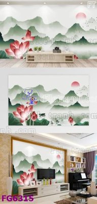 Ảnh gốc file in lụa File in tranh tường hiện đại FG6315 chi tiết