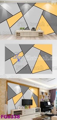 File tranh File in tranh tường hiện đại FG6338 (bản gốc) in lụa dán tường