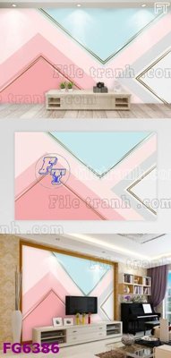 File in lụa File in tranh tường hiện đại FG6386 (phong cảnh) File in tranh tường hiện đại FG6386