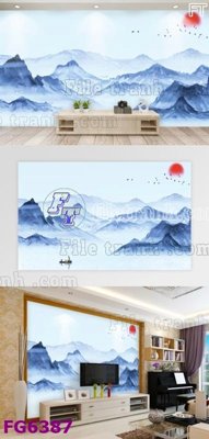 File tranh File in tranh tường hiện đại FG6387 (gốc) chủ đề thành phố