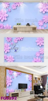 File in lụa File in tranh tường hiện đại FG6392 (tân cổ điển) File in tranh tường hiện đại FG6392