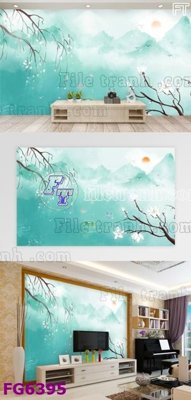 File ảnh File in tranh tường hiện đại FG6395 (gốc) trang trí khách sạn