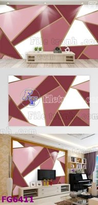 File gốc File in tranh tường hiện đại FG6411 (in 3D) cho trang trí
