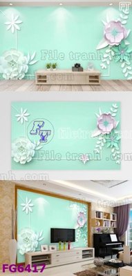 Tải file File in tranh tường hiện đại FG6417 (ảnh gốc) in gạch 3D