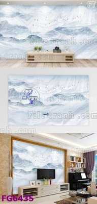 File tranh in mica File in tranh tường hiện đại FG6435 (độ phân giải cao)