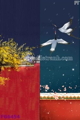 File gốc File in tranh tường hiện đại FG6454 (in lụa) tranh thuận buồm
