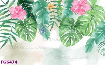 File tranh File in tranh tường hiện đại FG6474 (gốc) in film