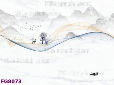 File gốc File gốc in đá cẩm thạch hiện đại FG8073 (in lụa) hoa văn cổ điển