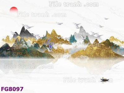 File tranh ảnh gốc File gốc in đá cẩm thạch hiện đại FG8097 dùng cho in khổ lớn