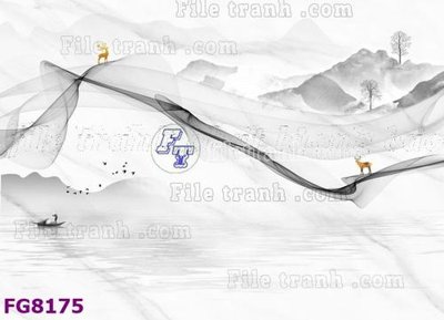 File tranh quảng cáo File gốc in đá cẩm thạch hiện đại FG8175 (download file gốc)