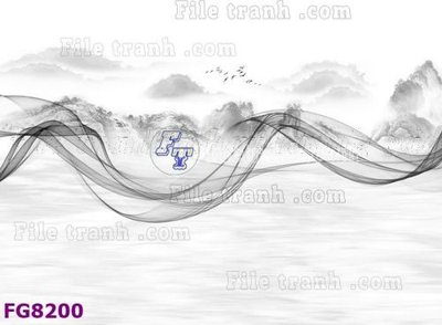 File tranh File gốc in đá cẩm thạch hiện đại FG8200 (bản gốc) in canvas