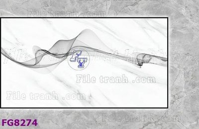 File tranh in tráng gương File gốc in đá cẩm thạch hiện đại FG8274 (siêu nét)