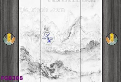 File gốc in mica File gốc in đá cẩm thạch hiện đại FG8308 chất lượng